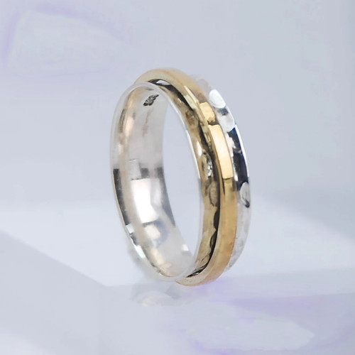 Hammered 925 sterling - hammered, silver