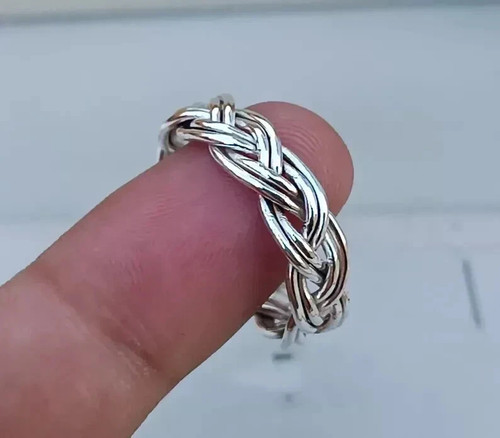 Anxiety ring silver for - silver, men