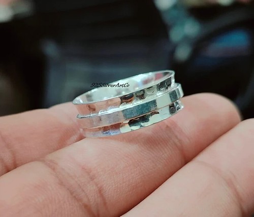 925 sterling silver spinner - silver,